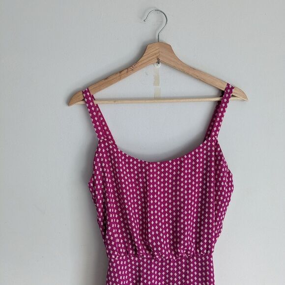 Bebop Pink 90s/Y2K Square Neck Mini Dress Women's Size Medium - Picture 2 of 5